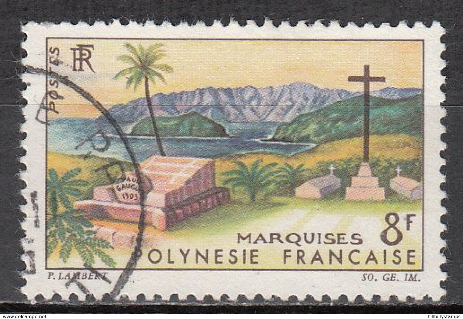 FRENCH POLYNESIA  SCOTT NO 214  USED  YEAR 1964 - Oblitérés