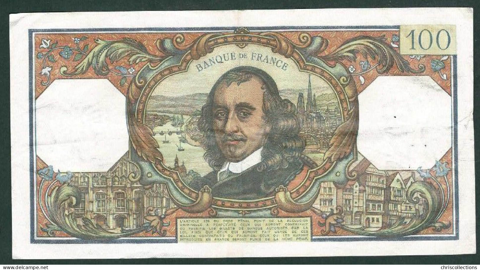 FRANCE - 100 Francs Corneille - 2/1/1969 - TTB+ - F. : 65/25 - N° De Billet : 31901 - 100 F 1964-1979 ''Corneille''