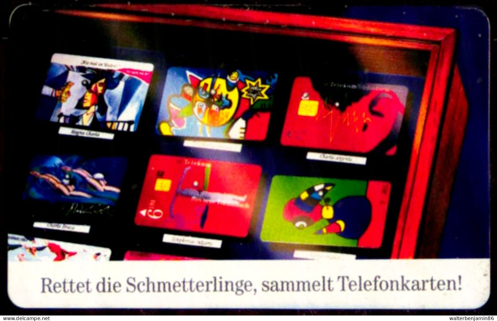 SCHEDA PHONECARD GERMANY RETTET DIE SCHMETTERLINGE 1 PD 08/96 4610 - P & PD-Series: Schalterkarten Der Dt. Telekom