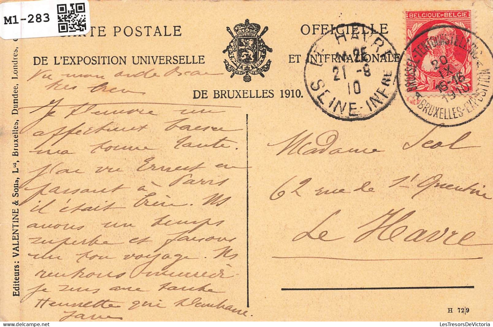 BELGIQUE - Exposition De Bruxelles 1910 -Porte De Bruxelles - Kermesse - Château - Animé - Carte Postale Ancienne - Weltausstellungen