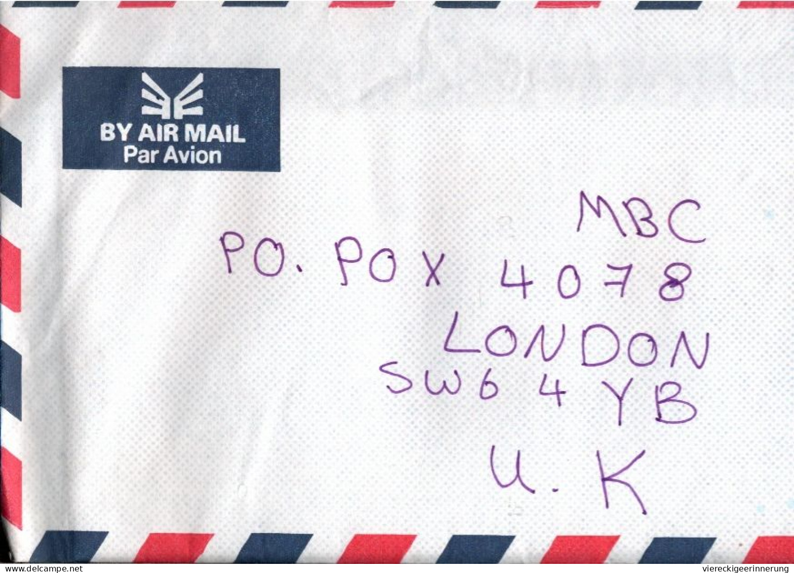 ! 1995 Long Format Airmail Letter From Kuwait To London, Unoppend ! - Kuwait