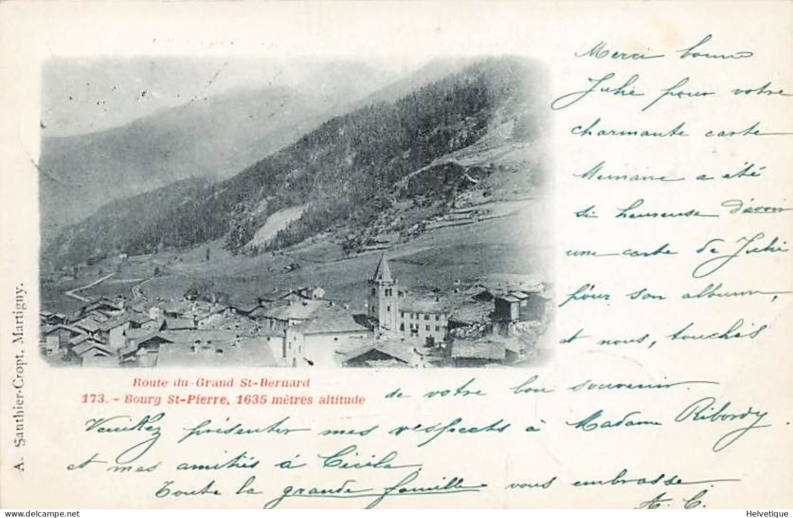 Route Du Grand St-Bernard Bourg St-Pierre 1635 Mètres Altitude 1900 - Bourg-Saint-Pierre 