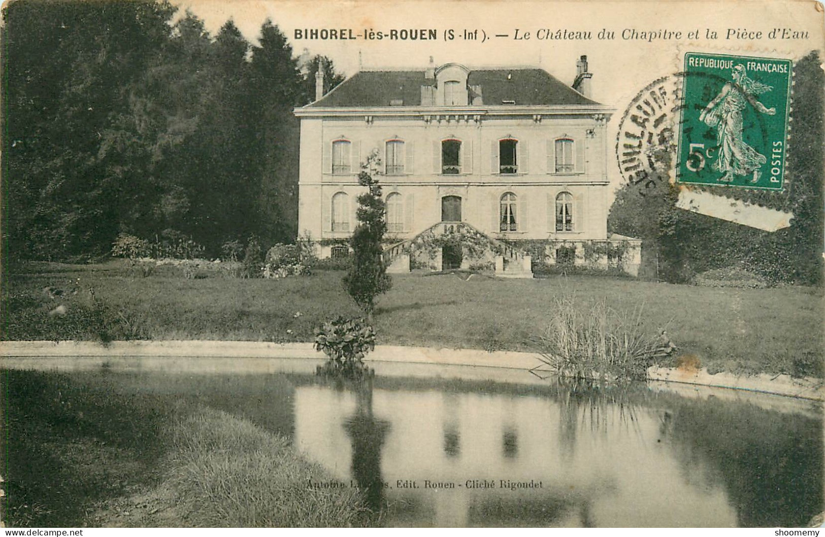 CPA Bihorel Les Rouen-Le Château Du Chapitre-Timbre-En L'état      L2294 - Bihorel