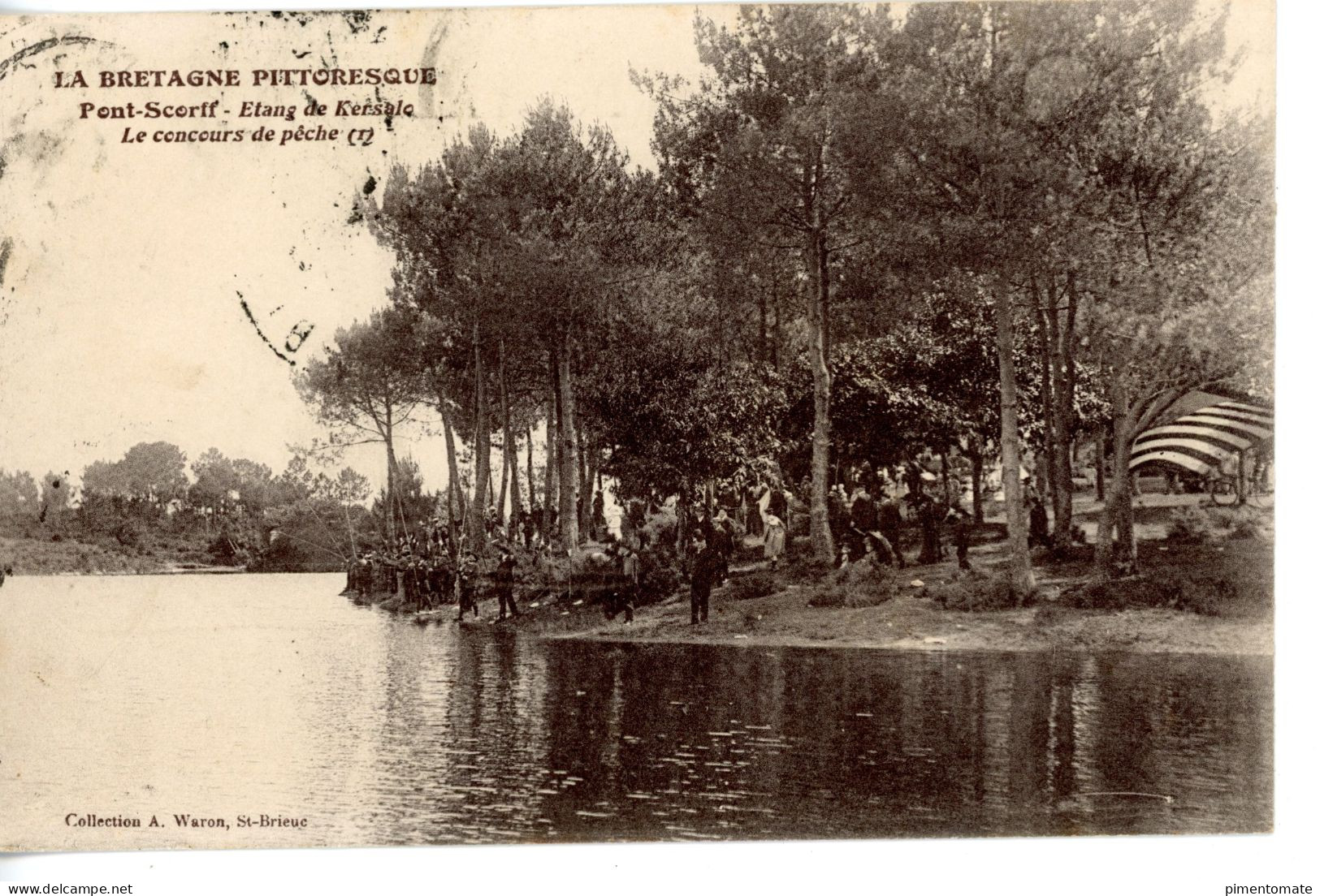 PONT SCORFF ETANG DE KERSALO LE CONCOURS DE PECHE - Pont Scorff