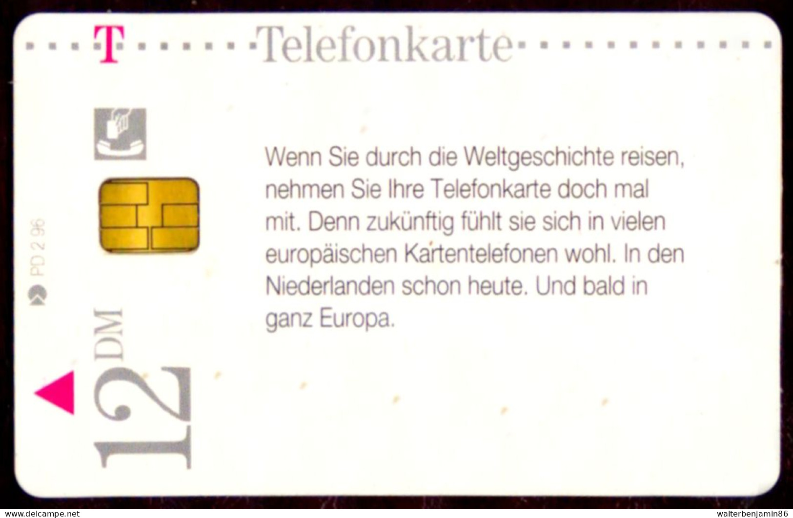 SCHEDA PHONECARD GERMANY REISEKOFFER 2 02/96 5601 - P & PD-Series: Schalterkarten Der Dt. Telekom