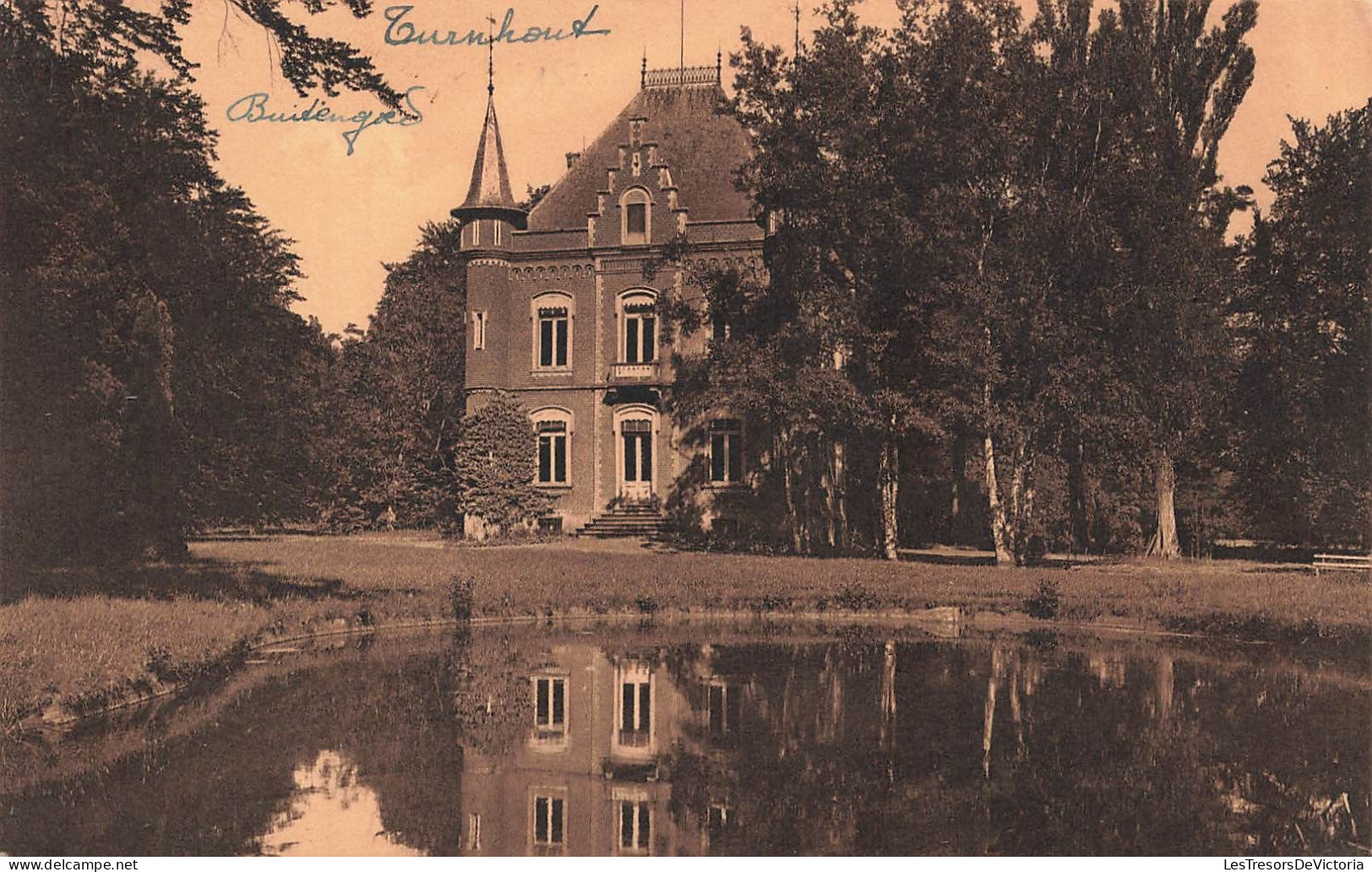 BELGIQUE - Turnhout - Buitengoed - Château - étang - Résidence - Jardin - Carte Postale Ancienne - Turnhout