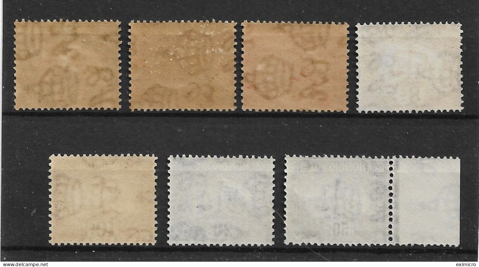 HONG KONG 1938 - 1947 POSTAGE DUE SET UNMOUNTED MINT Cat £95 - Postage Due