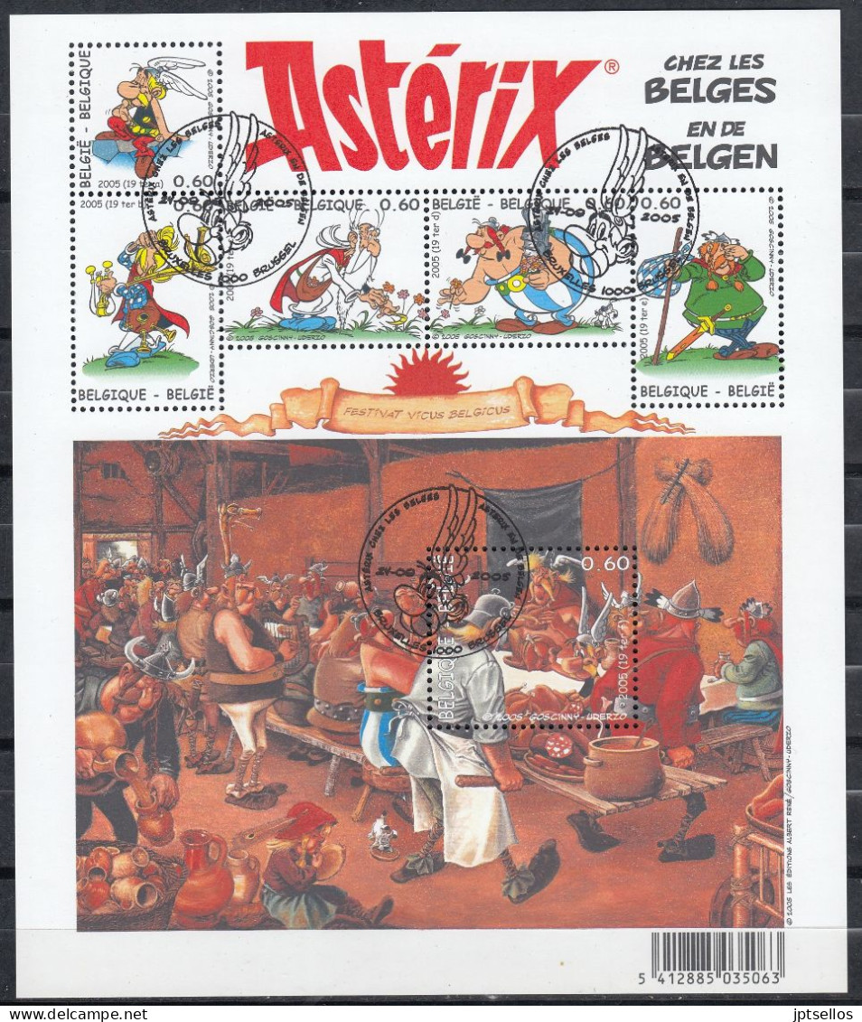 BELGIQUE 2005 Nº 3418/3423 EN BLOQUE USADO 1º DIA - Used Stamps