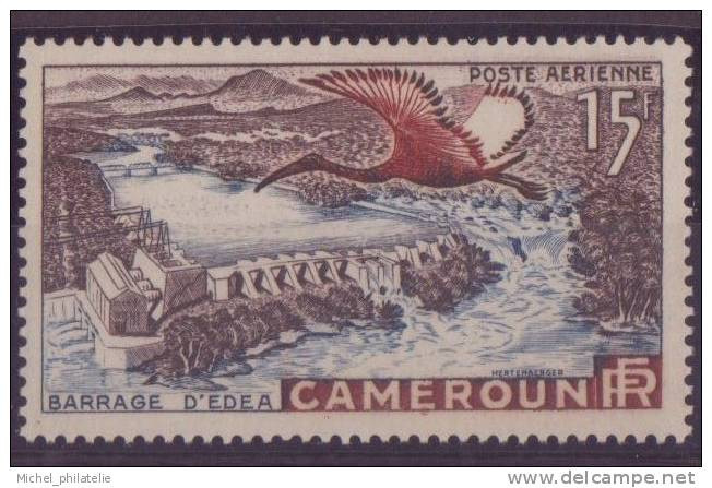 Cameroun - Poste Aérienne - YT N° 43 ** - Neuf Sans Charnière - 1953 - Poste Aérienne