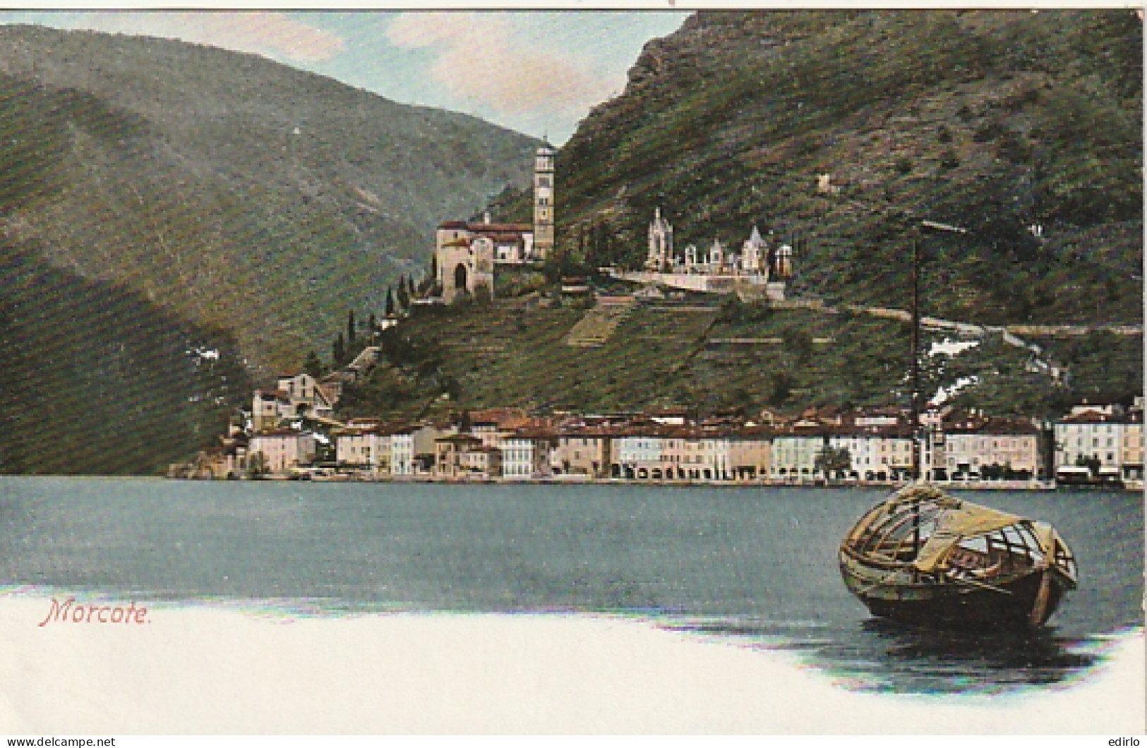 ***  TE  *** TESSIN -- Morcote - Lago Di Ligano - Panorama Unused Superbe - TTBE  - Morcote