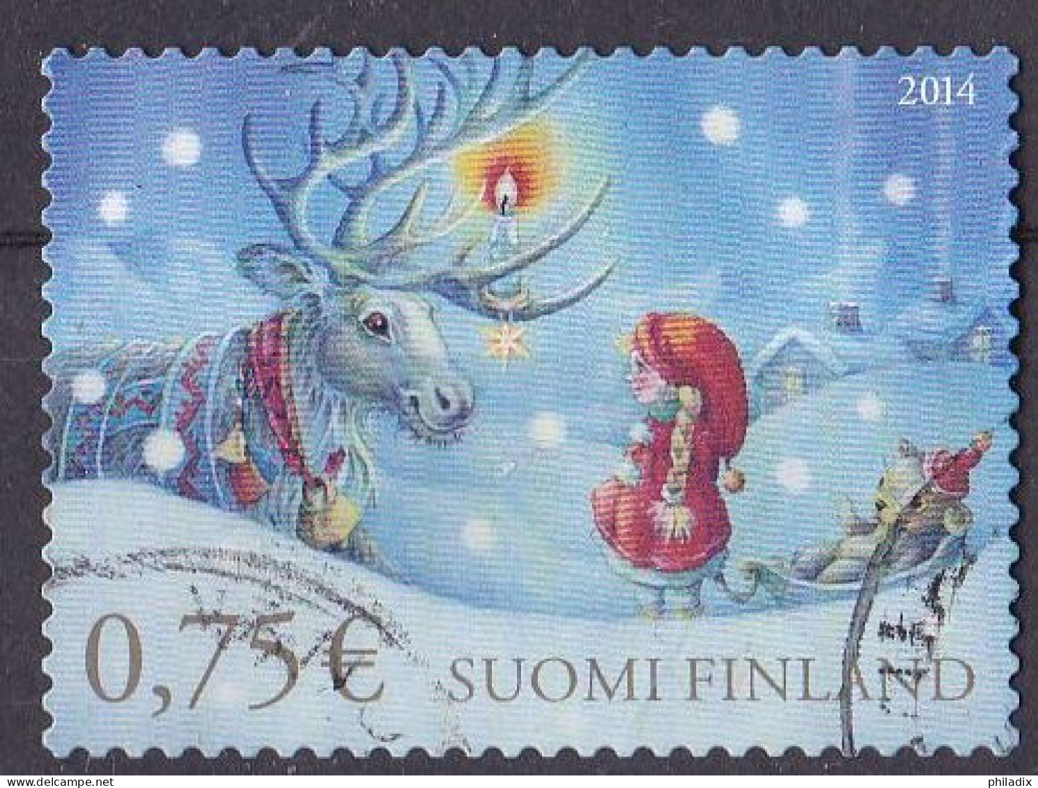 # Finnland Marke Von 2014 O/used (A5-2) - Gebraucht