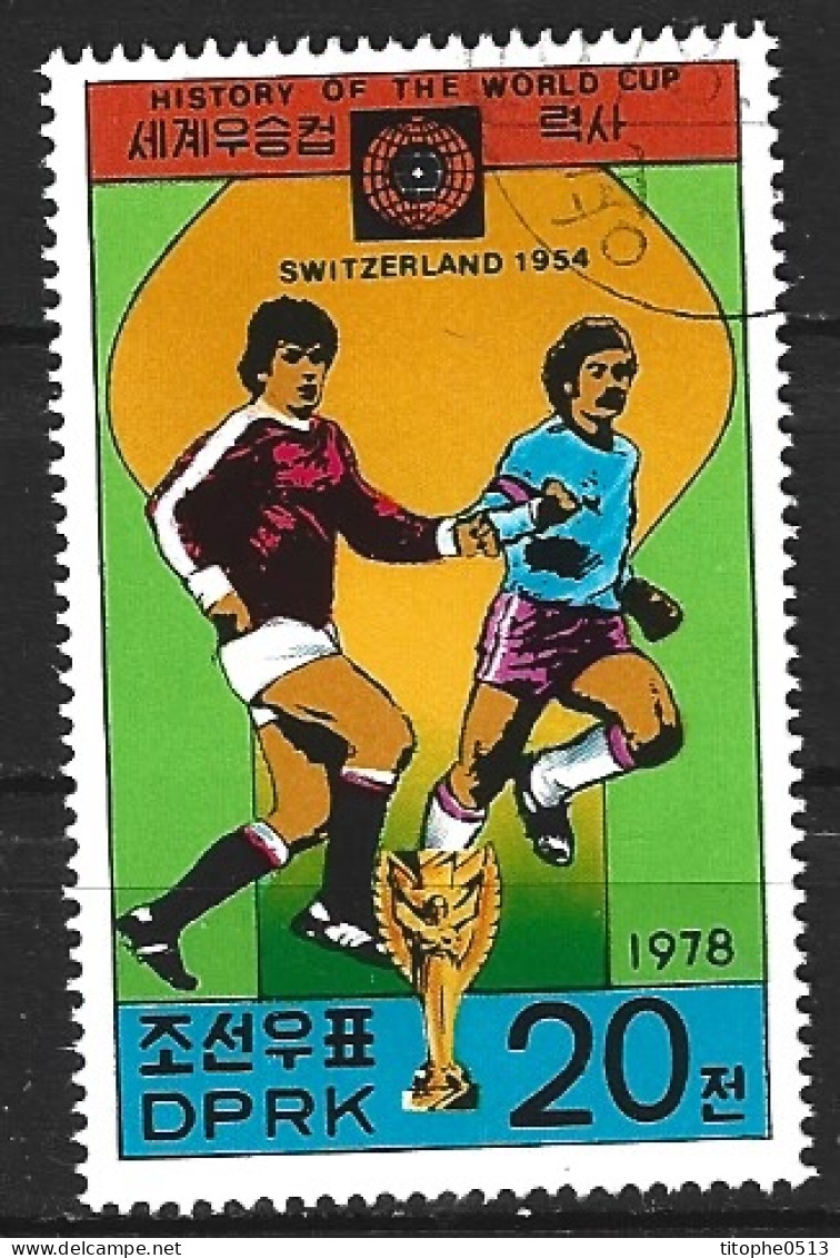 DPR KOREA. Timbre Oblitéré De 1978. Suisse'54. - 1954 – Schweiz
