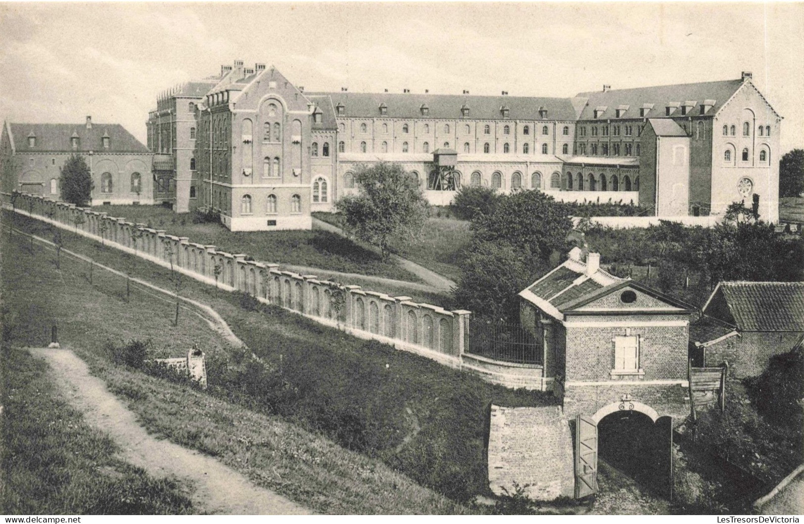 BELGIQUE - Louvain - Abbaye Du Mont César - L'entrée De L'Abbaye - Vue - Remparts - Carte Postale Ancienne - Leuven