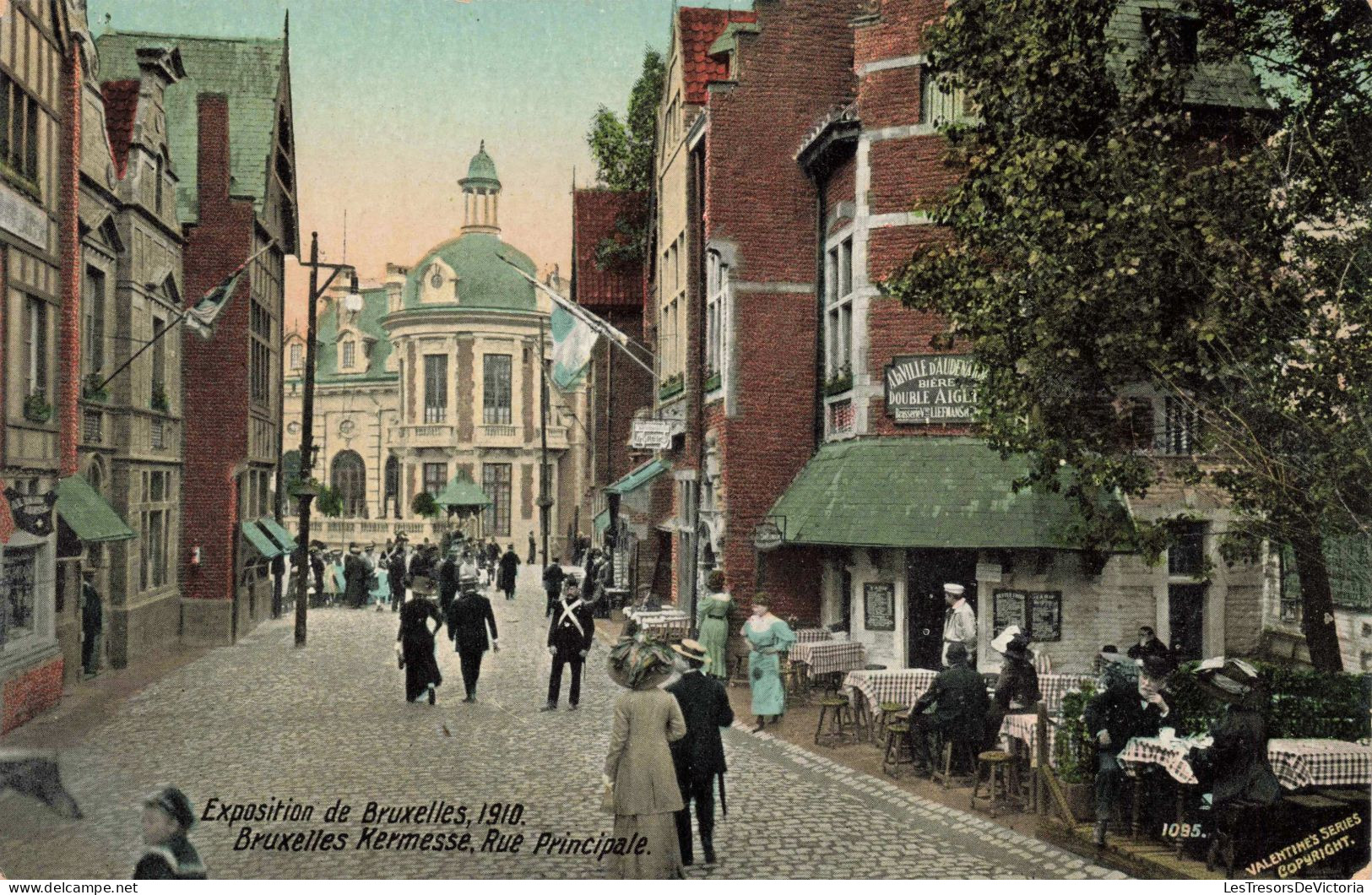 BELGIQUE - Exposition De Bruxelles 1910 - Bruxelles Kermesse - Rue Principale - Animé  Colorisé - Carte Postale Ancienne - Weltausstellungen