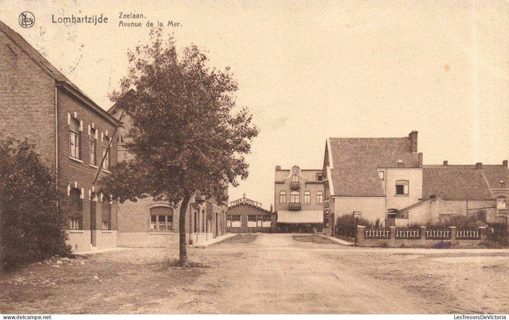BELGIQUE - Oostende - Lombartzijde - Zeelaan - Avenue De La Mer - Village - Carte Postale Ancienne - Oostende