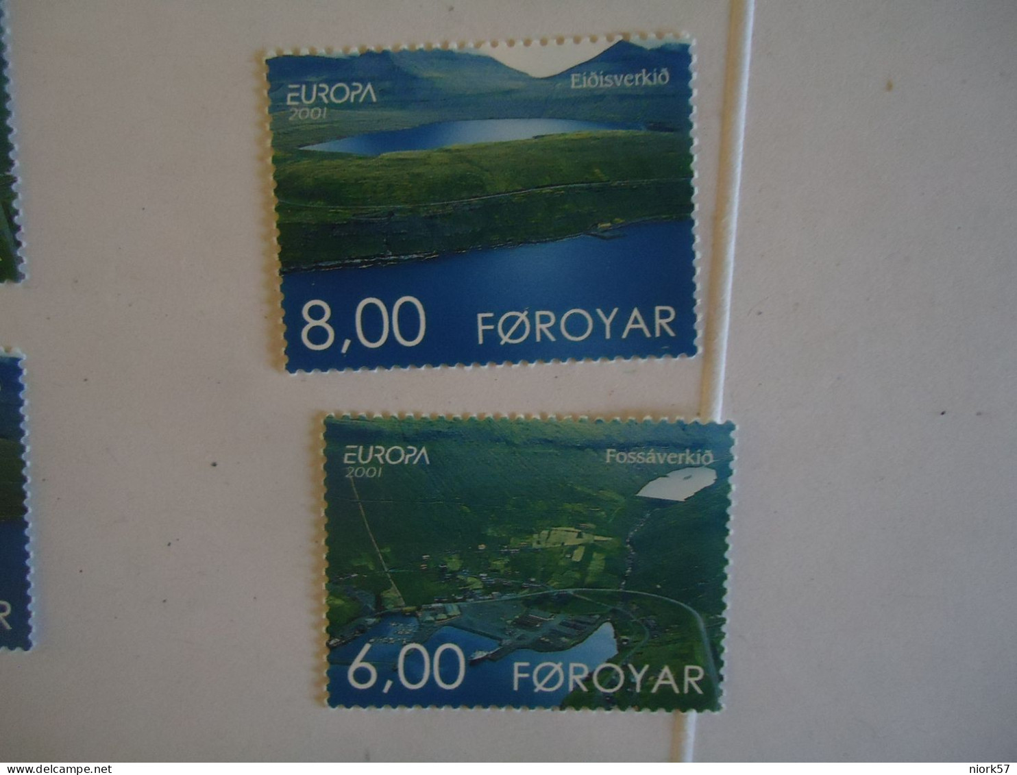 FAROE    MNH STAMPS  EUROPA   2001 - 2001