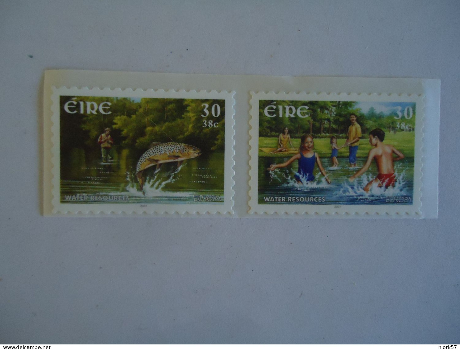 IRELAND  MNH STAMPS SET 2 EUROPA   2001 - 2001