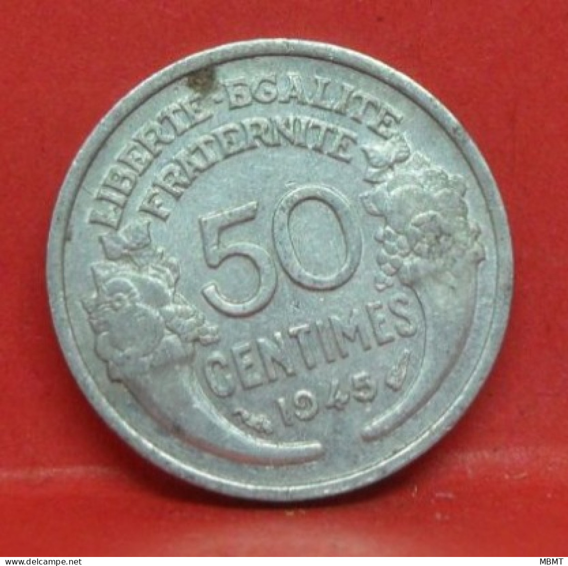 50 Centimes Morlon Alu 1945 - TB - Pièce Monnaie France - Article N°556 - 50 Centimes