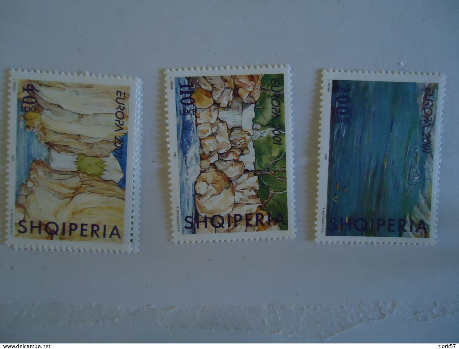 ALBANIA   MNH STAMPS    EUROPA   2001 - 2001