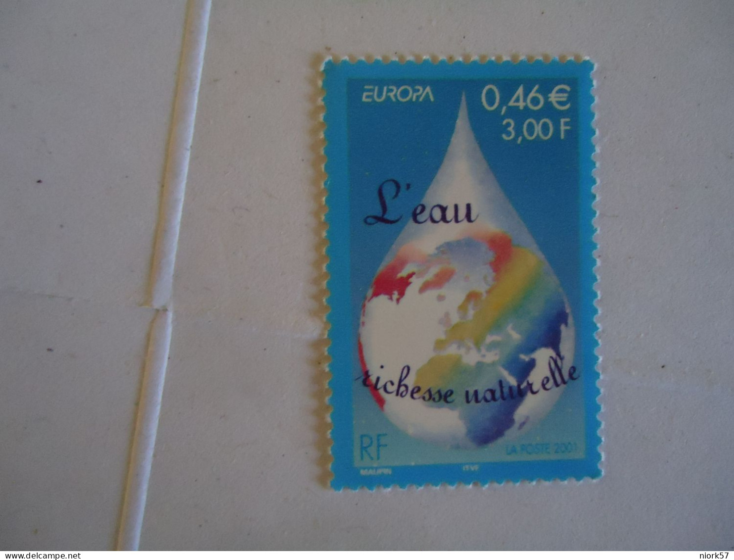 FRANCE    MNH  STAMPS    EUROPA   2001 - 2001