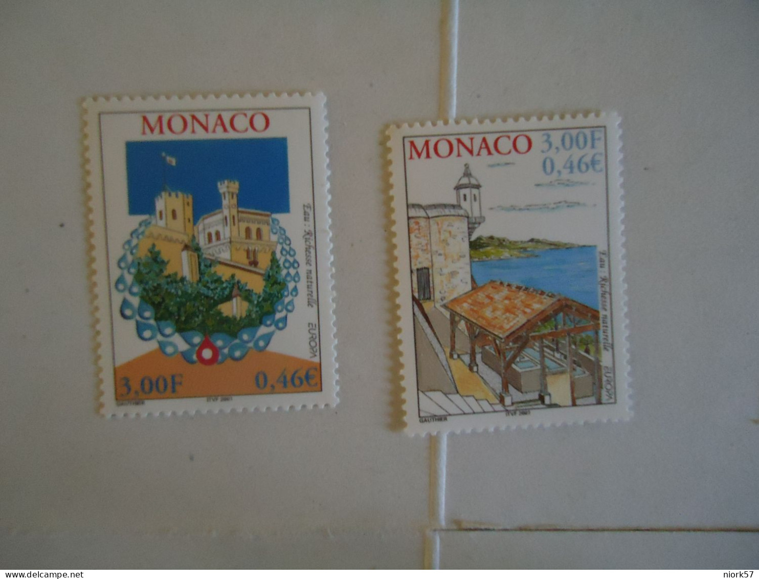 MONACO   MNH  STAMPS    EUROPA   2001 - 2001