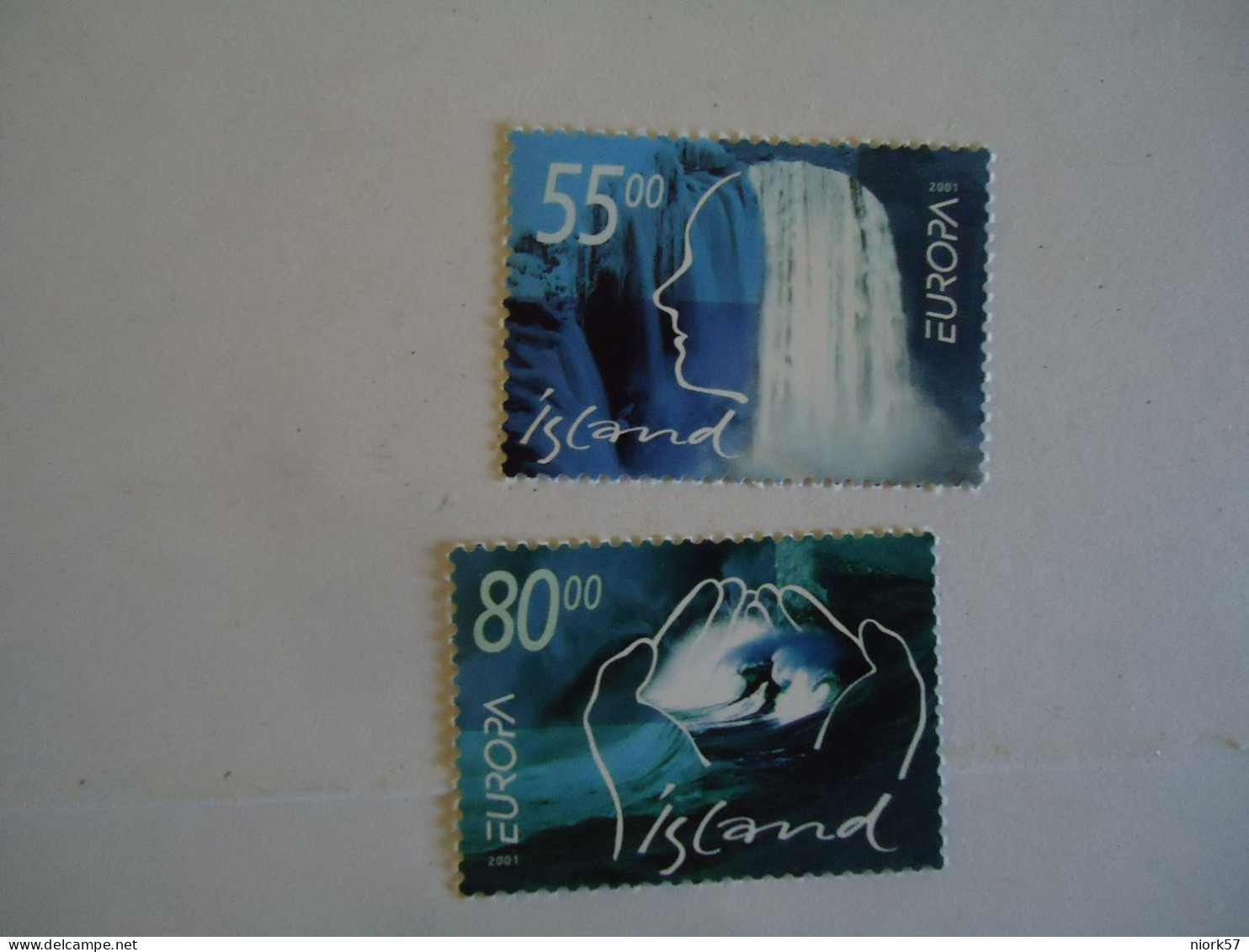 ICELAND   MNH  STAMPS    EUROPA 2001 - 2001