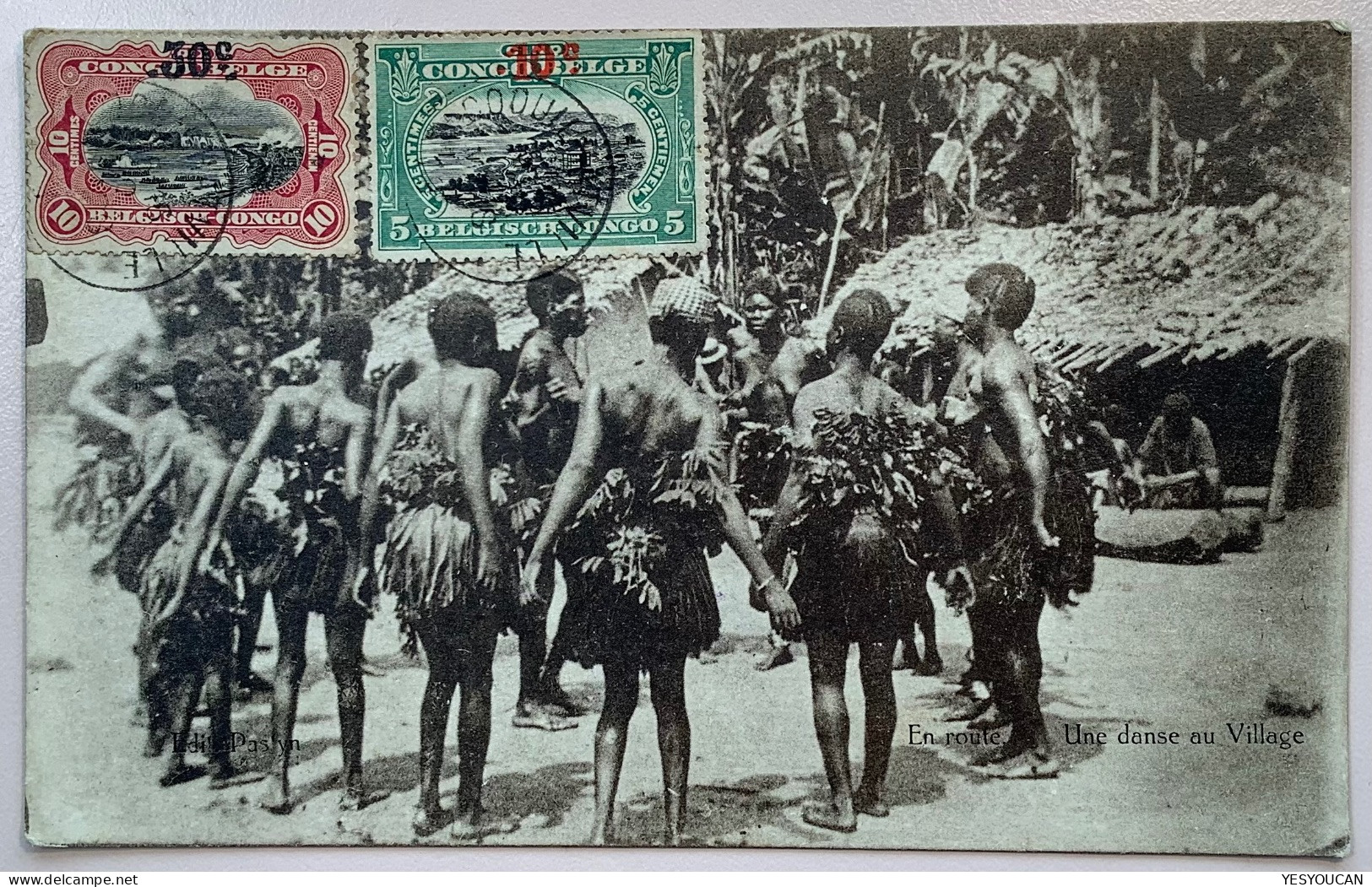 COQUILHATVILLE 1923>JAPAN ! Cpa>Ishikari Hokkaido (Congo Belge Belgian L.E Post Card Ppc Collectors Club Ak - Briefe U. Dokumente