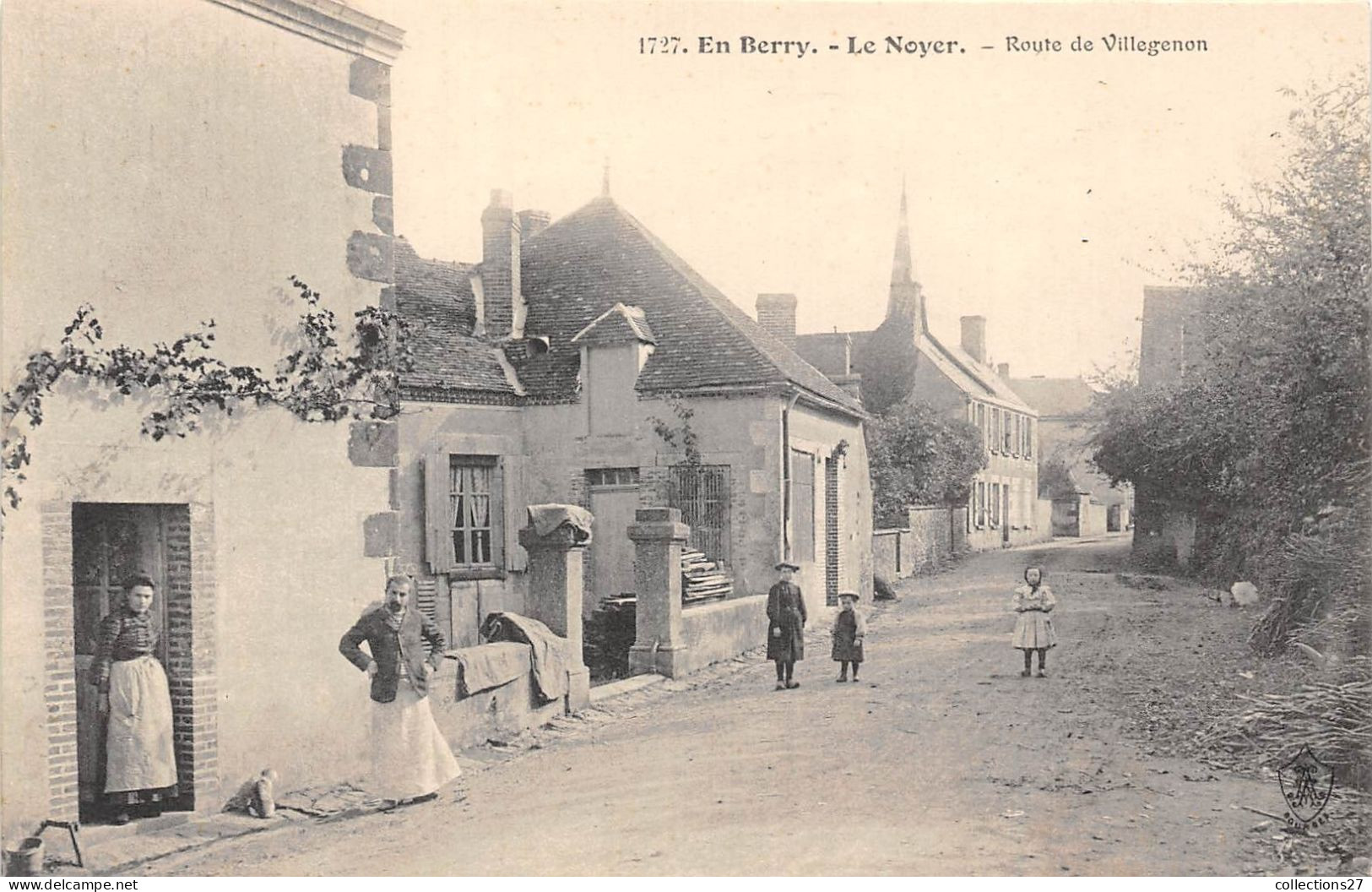 18-LE-NOYER- ROUTE DE VILLEGENON - Autres & Non Classés