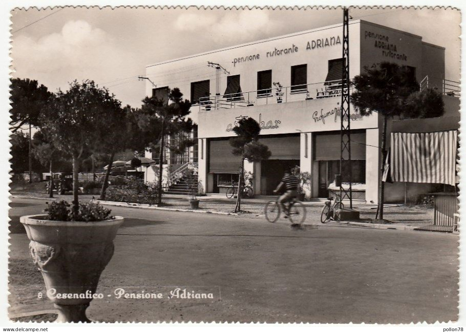 8 - CESENATICO - PENSIONE ADRIANA - CESENA - 1954 - Cesena