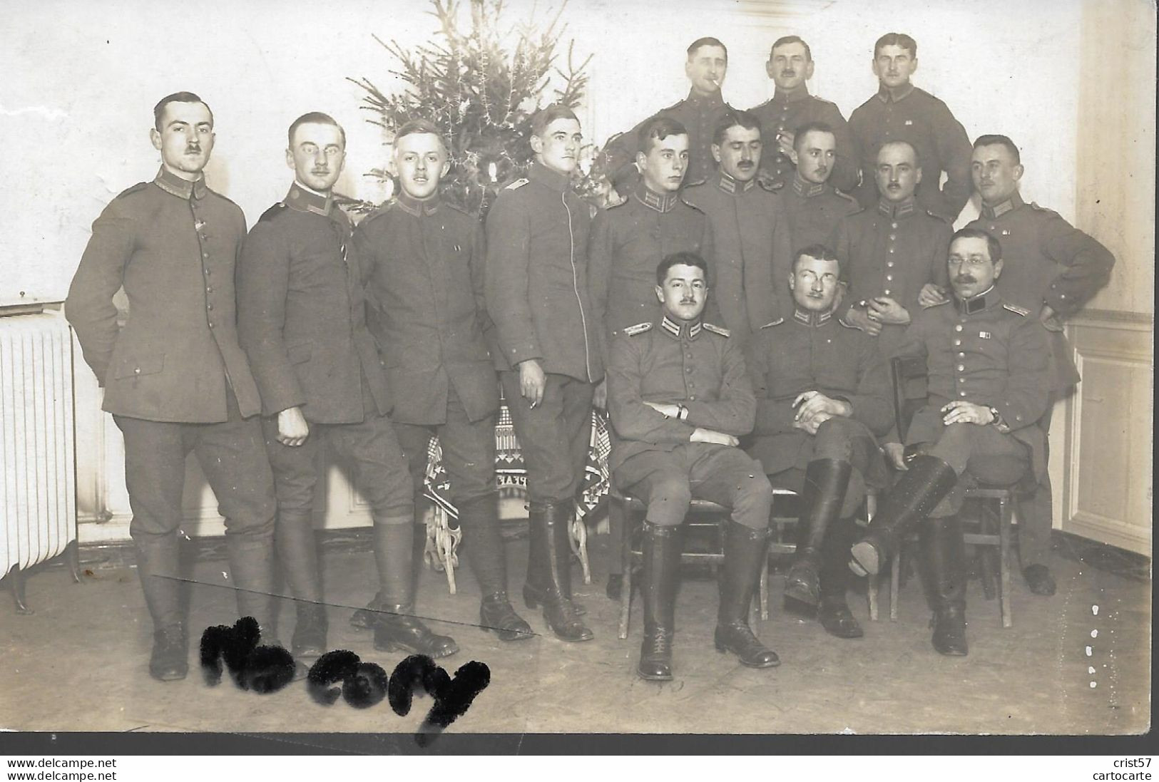 57 VIC SUR SEILLE   CASINO  SOLDATS ALLEMANDS NOEL 1917 - Vic Sur Seille