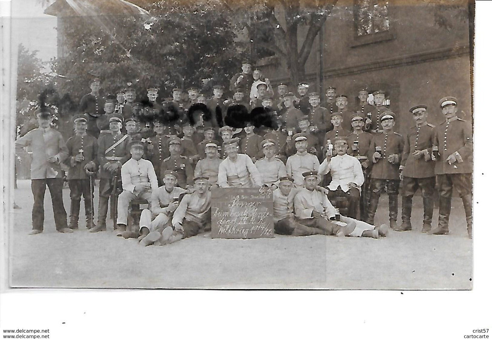 67 HAGUENAU  SOLDATS ALLEMANDS  1915 CASERNE - Haguenau