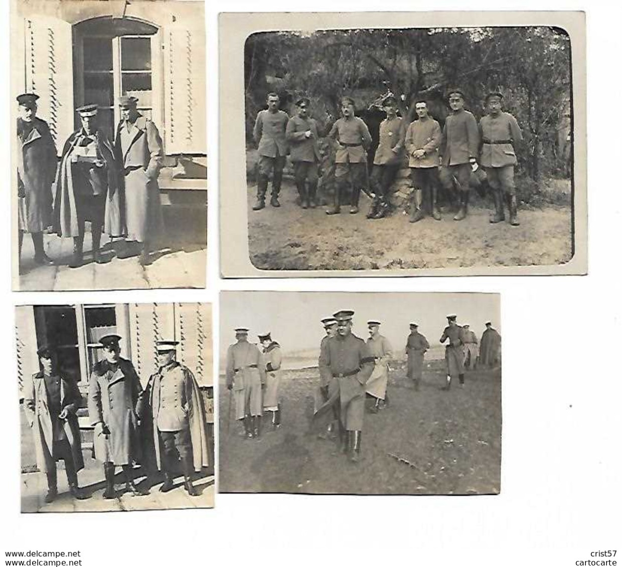 57 A SITUER SECTEUR LORQUIN ST QUIRIN  OFFICIERS  ALLEMANDS 1914 / 1918 - Lorquin