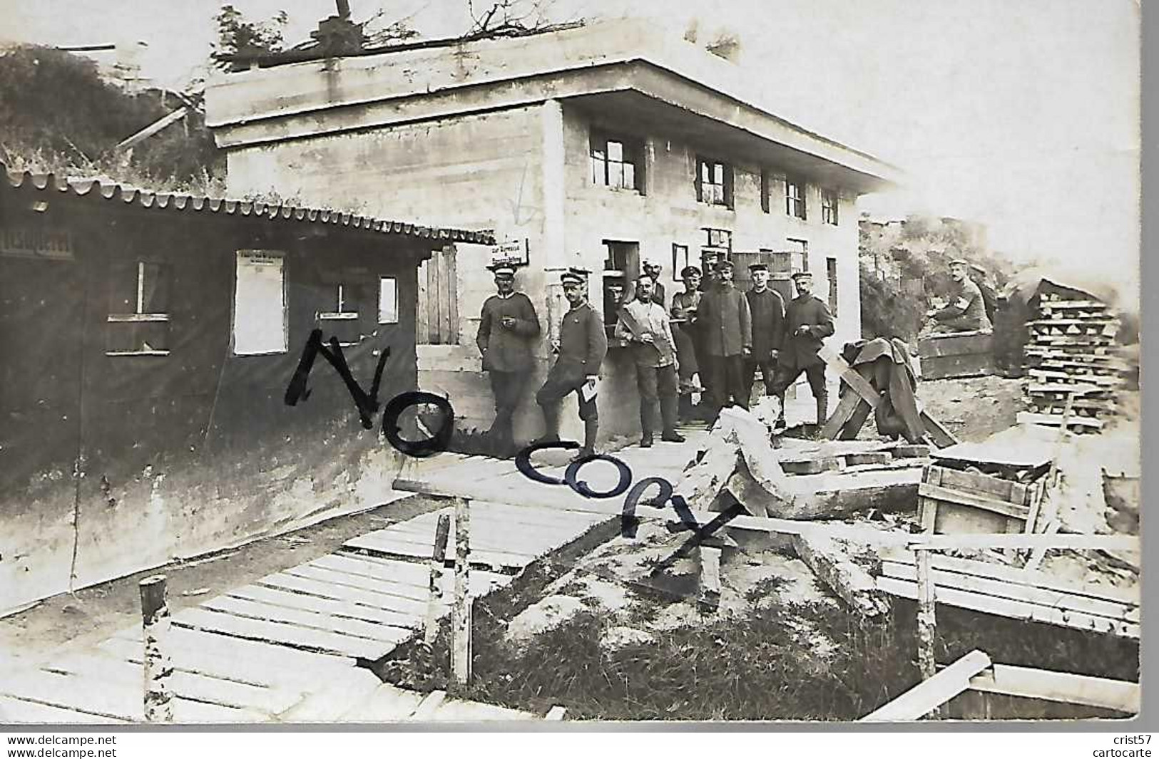 51 CERNAY ROUVROY BUNKER A SITUER BORD DE LA DORMOISE 1917 - Ville-sur-Tourbe