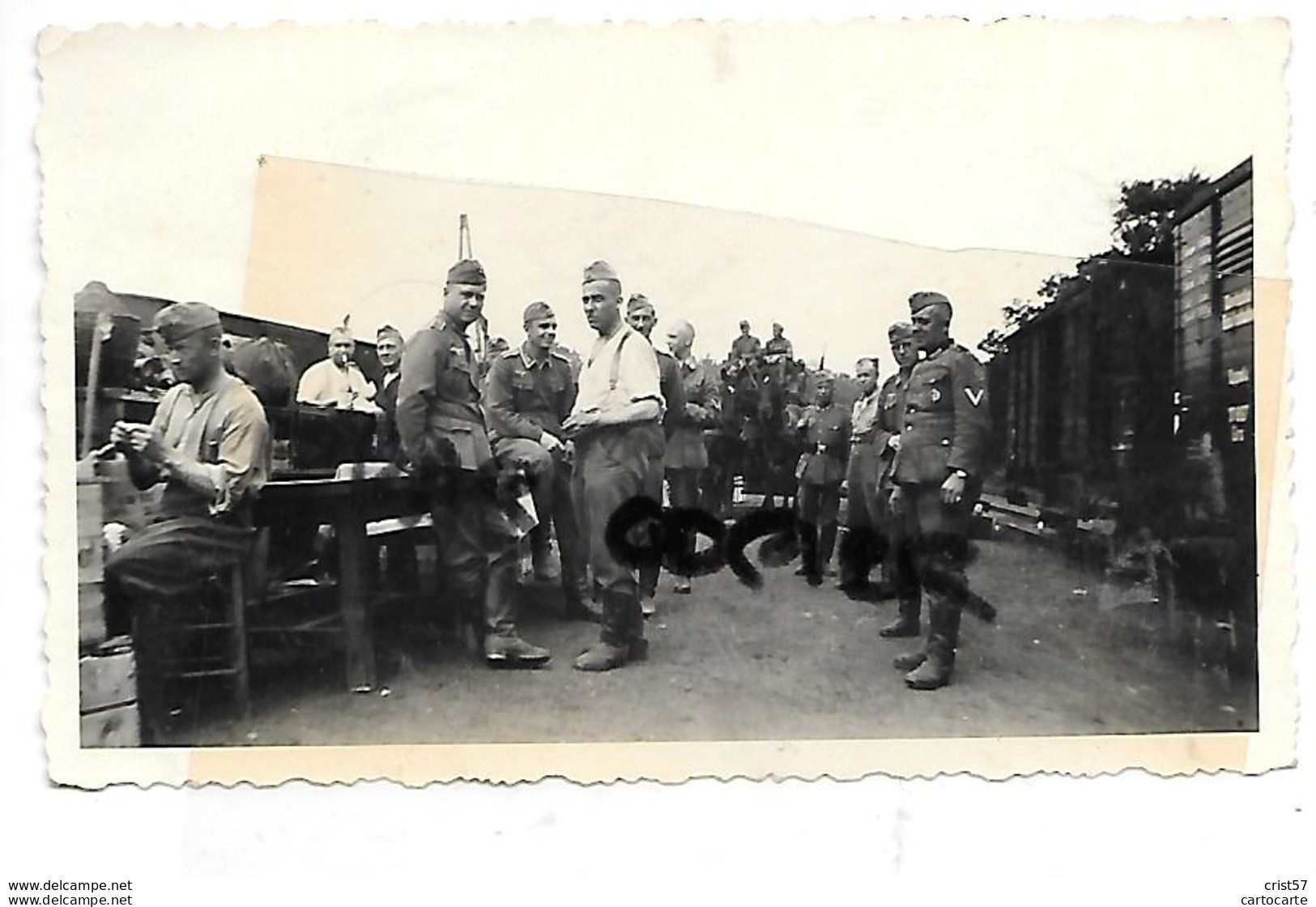 LE ROEULX  GARE TRAIN SOLDATS ALLEMANDS 1941 - Le Roeulx