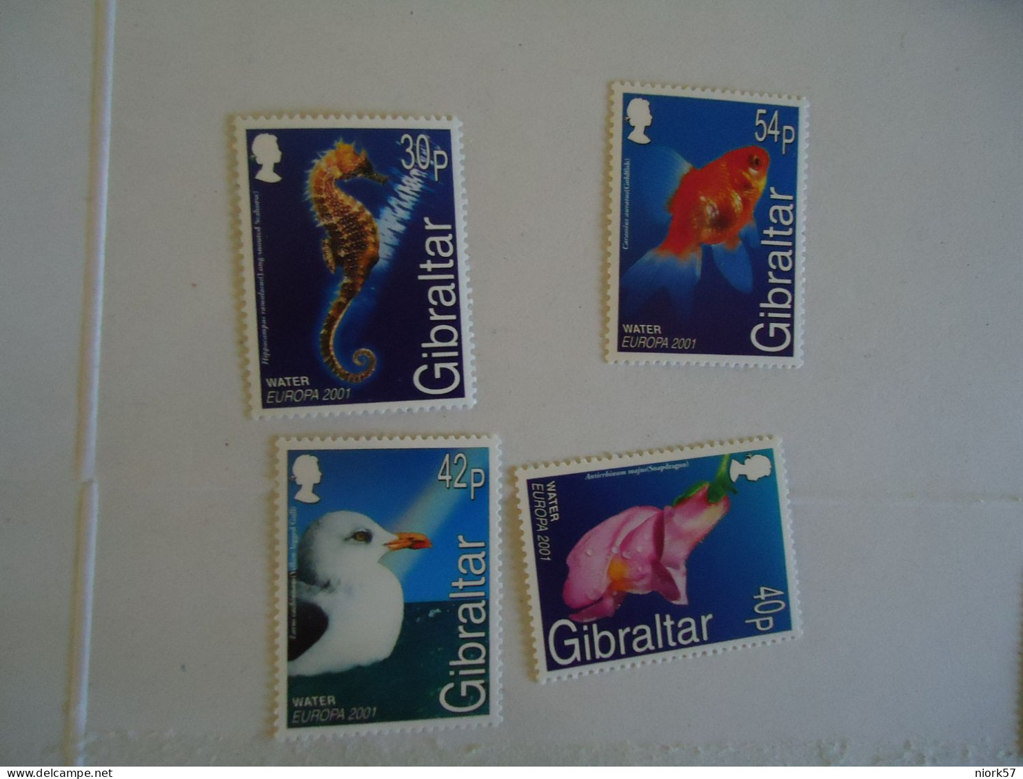 GIBRALTAR   MNH  STAMPS    EUROPA 2001 - 2001