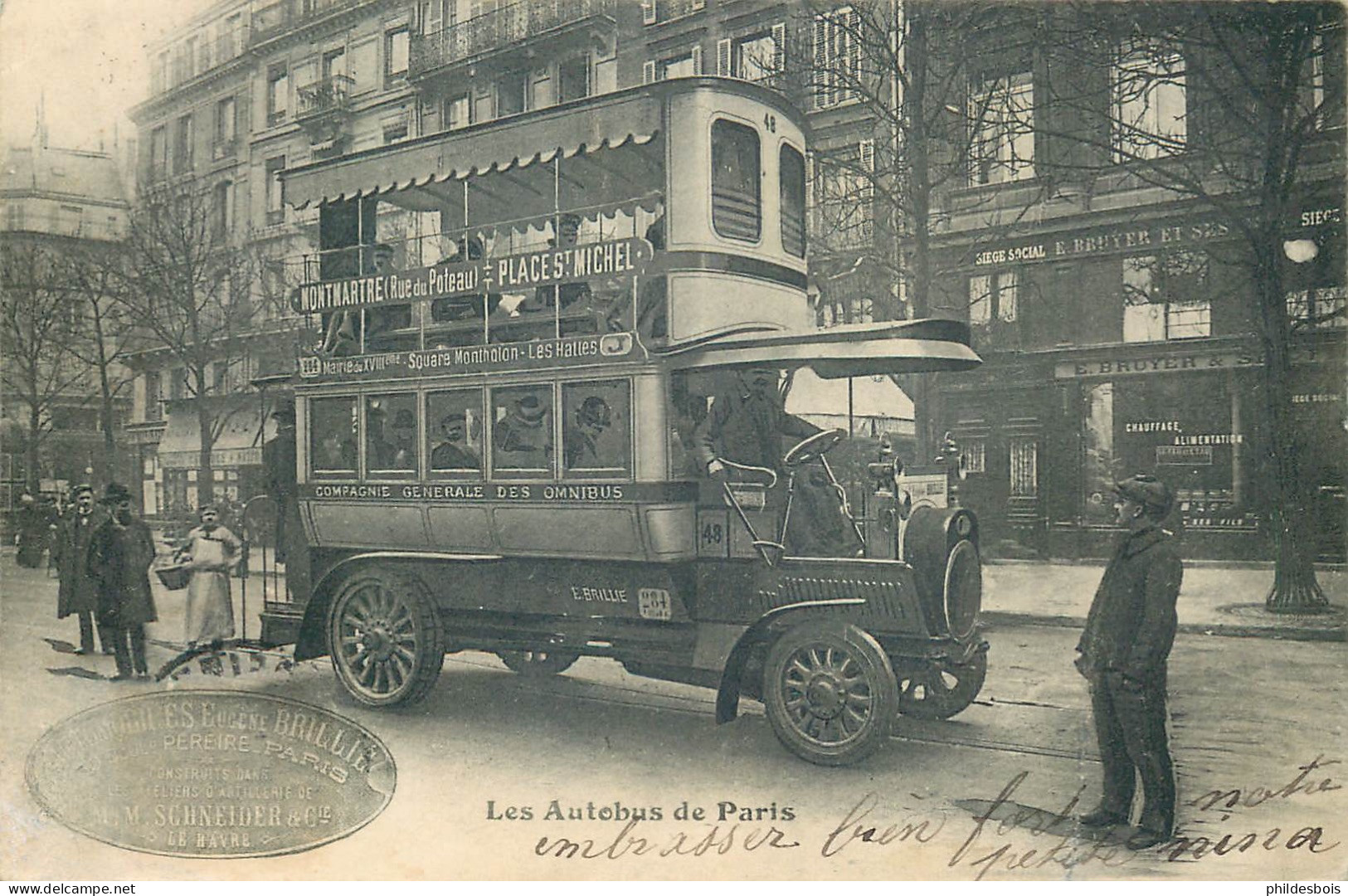 PARIS  LES AUTOBUS DE PARIS - Transporte Público