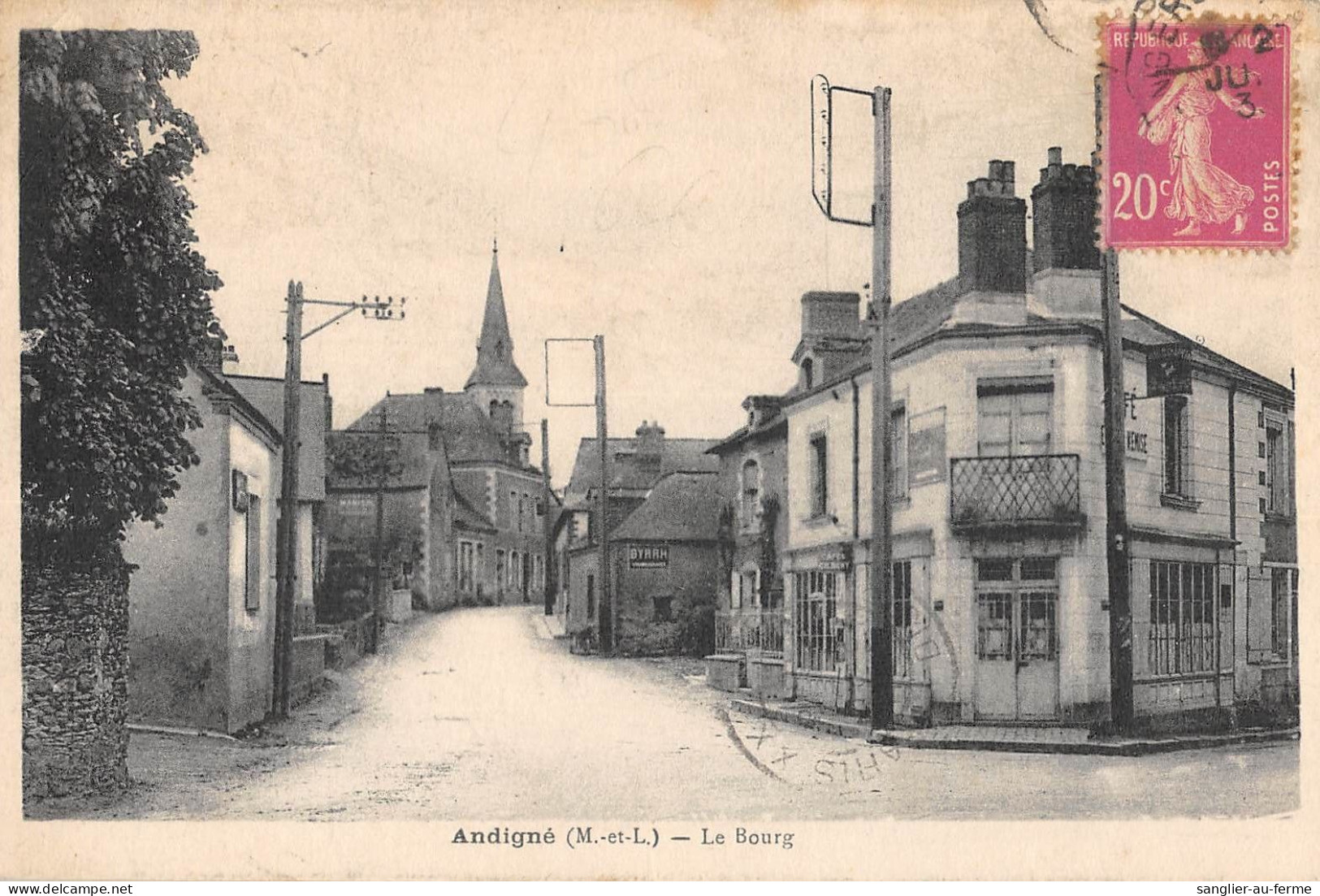 CPA 49 ANDIGNE LE BOURG - Other & Unclassified