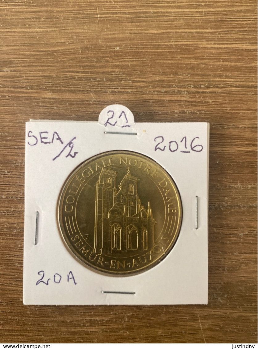 Monnaie De Paris Jeton Touristique - 21 - Semur-en-Auxois - Collégiale Notre Dame - 2016 - 2016