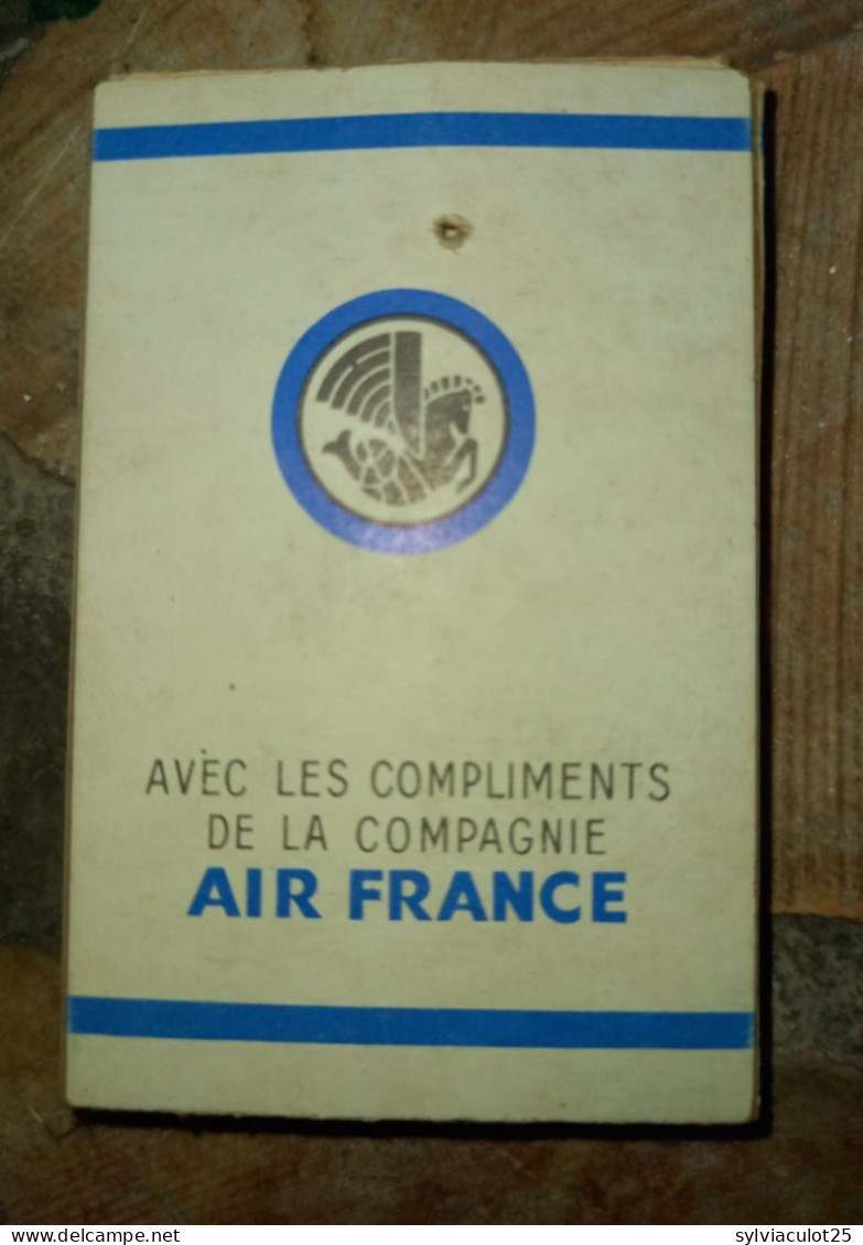 Gauloises Caporal Disque Bleu - Paquet De 5 Cigarettes Vide - Publicité Air France - Altri & Non Classificati