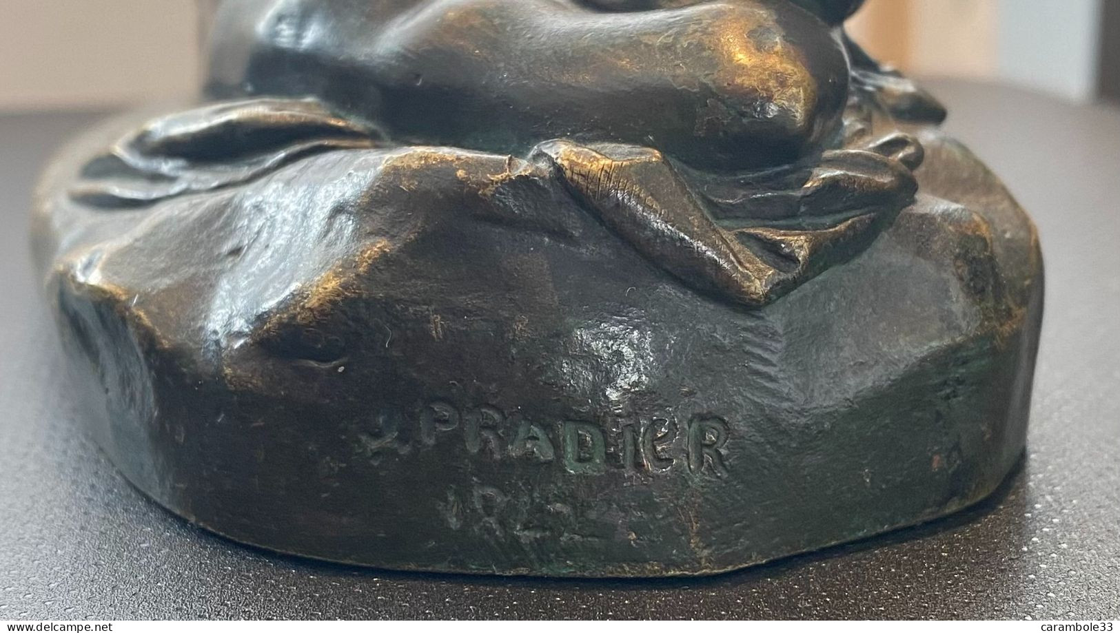 SCULPTURE  JAMES PRADIER  Femme Nue  1842 , Fondeur: SUSSES   Patine Brun Nuancé - Bronzen