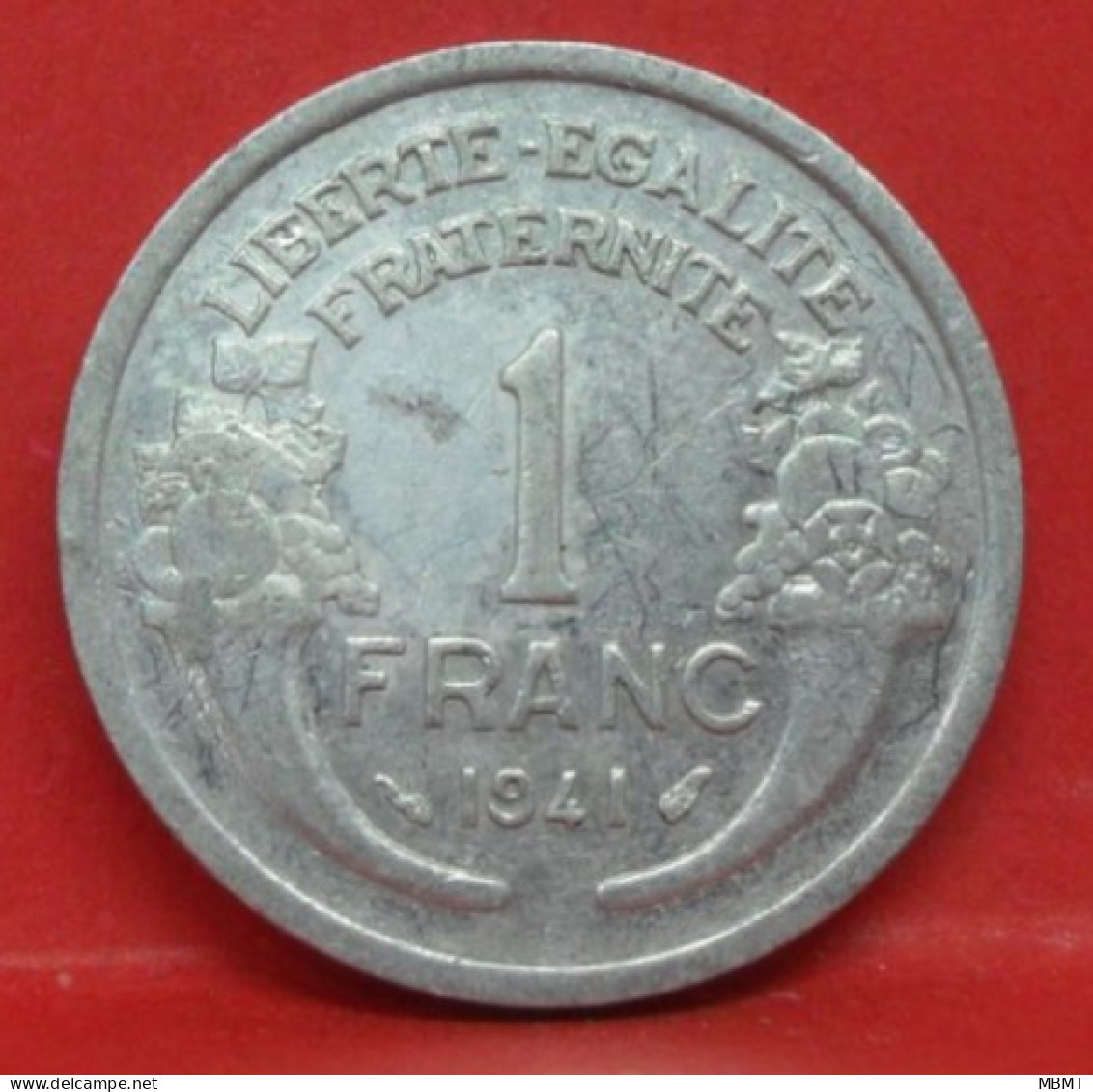 1 Franc Morlon Alu 1941 Lourde - TTB - Pièce Monnaie France - Article N°663 - 1 Franc