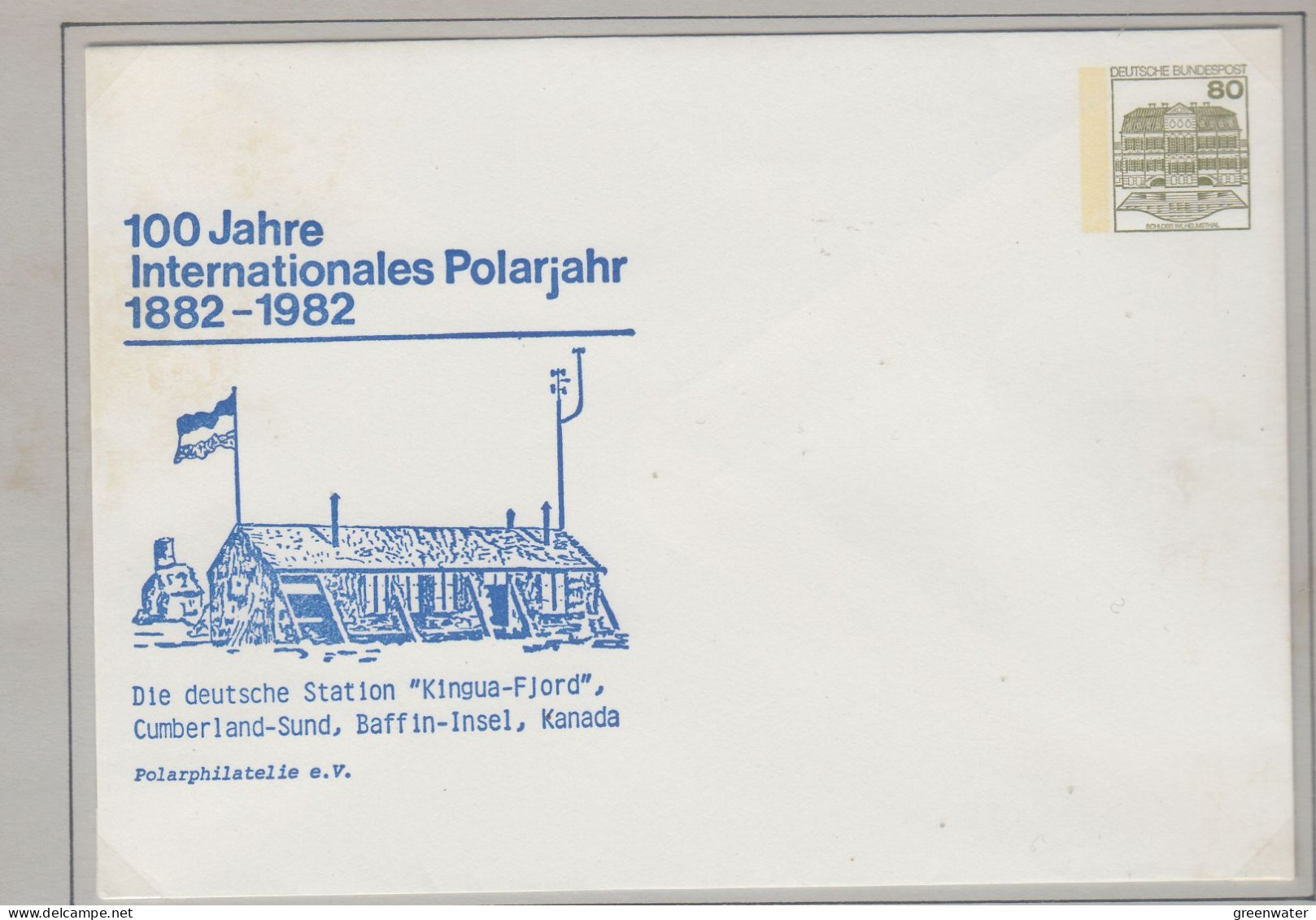 Germany 100J. Internatonales Polarjahr Cover Unused (IT153) - Année Polaire Internationale