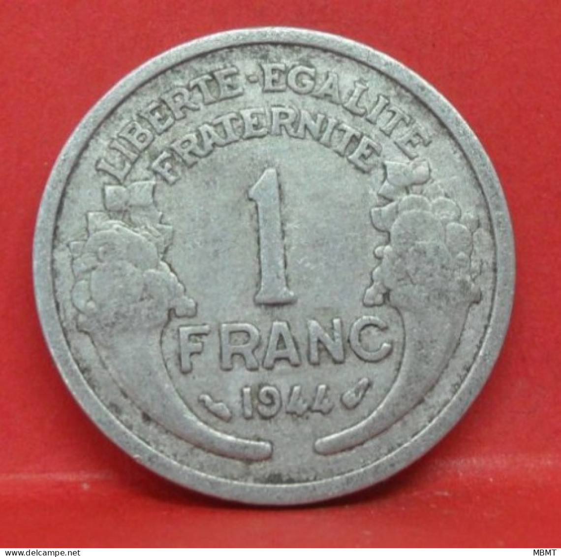 1 Franc Morlon Alu 1944 - TB - Pièce Monnaie France - Article N°664 - 1 Franc