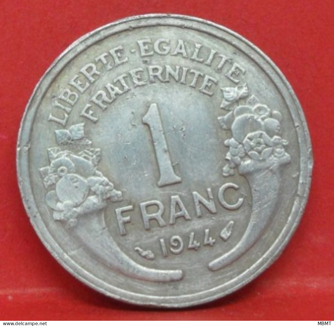 1 Franc Morlon Alu 1944 - TTB - Pièce Monnaie France - Article N°665 - 1 Franc