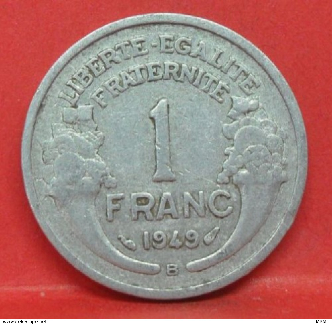 1 Franc Morlon Alu 1949 B - TB - Pièce Monnaie France - Article N°677 - 1 Franc