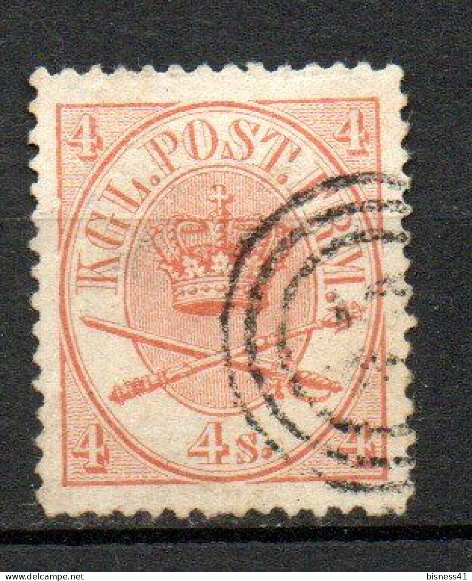 Col33 Danemark Denmark Danmark 1864 N° 13 Oblitéré Cote : 14,00€ - Used Stamps