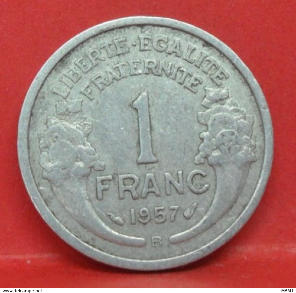 1 Franc Morlon Alu 1957 B - TB - Pièce Monnaie France - Article N°682 - 1 Franc