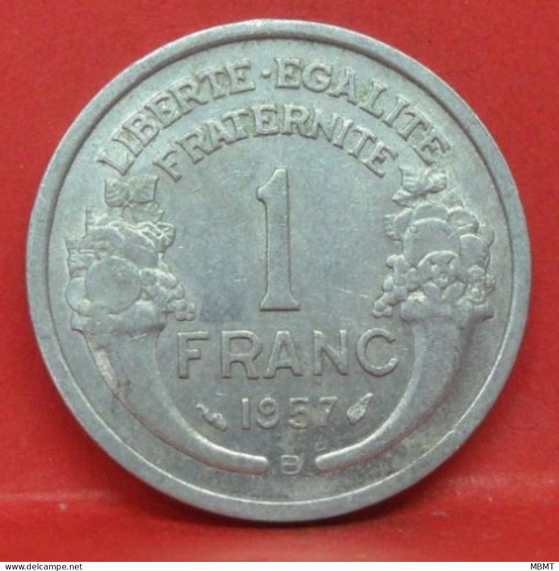 1 Franc Morlon Alu 1957 B - TTB - Pièce Monnaie France - Article N°684 - 1 Franc