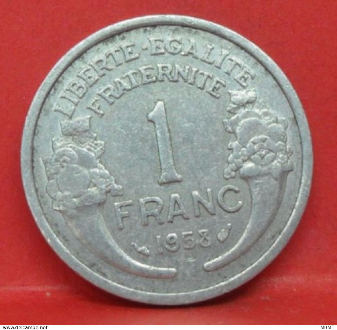 1 Franc Morlon Alu 1958 - TTB - Pièce Monnaie France - Article N°686 - 1 Franc