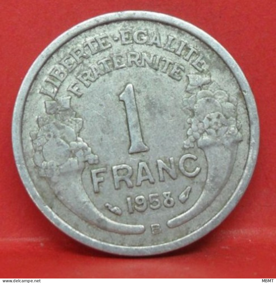 1 Franc Morlon Alu 1958 B - TB - Pièce Monnaie France - Article N°689 - 1 Franc